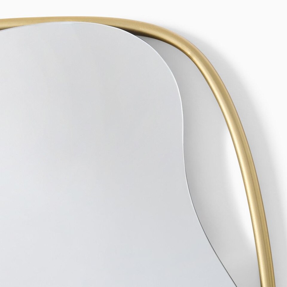 Asymmetrical Wall Mirror Unique Modern Decor West Elm UK